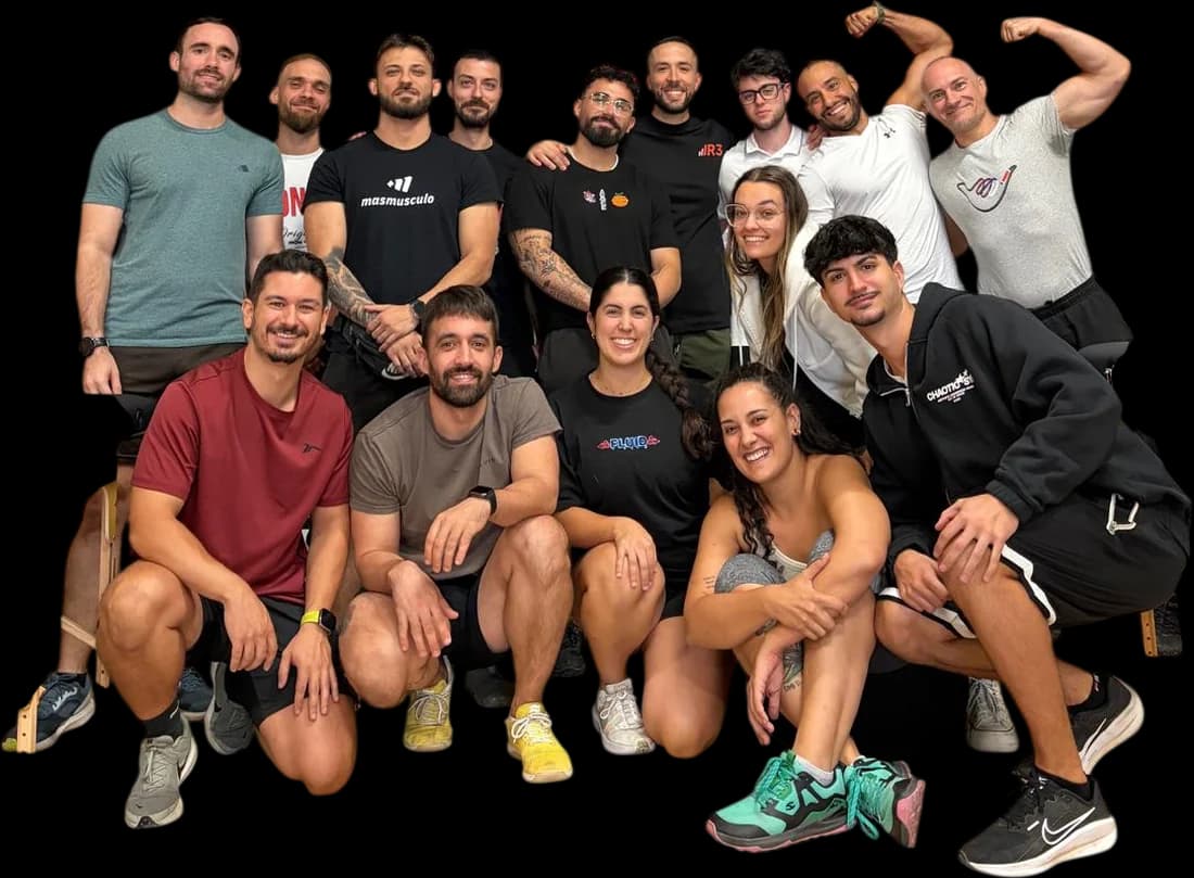 Alumnos de R3 con Álvaro y Dani